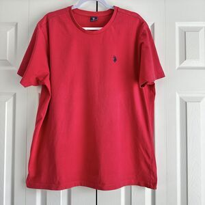 U.S. Polo Association T-Shirt Mens Size XL Red Short Sleeve Classic Fit